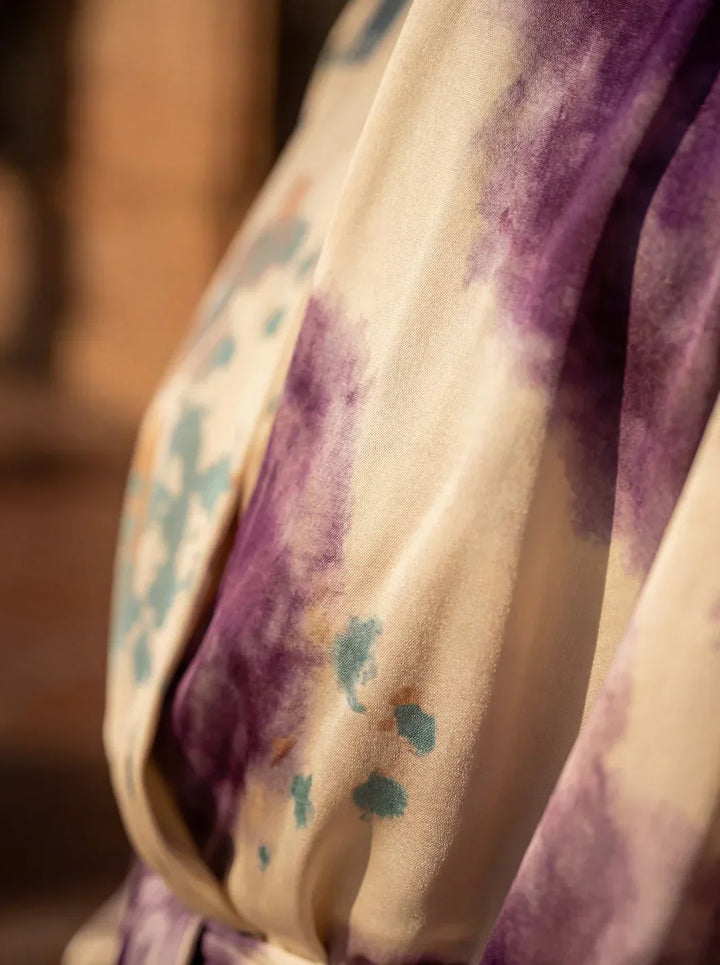 NEREA™ | VESTIDO AQUARELA