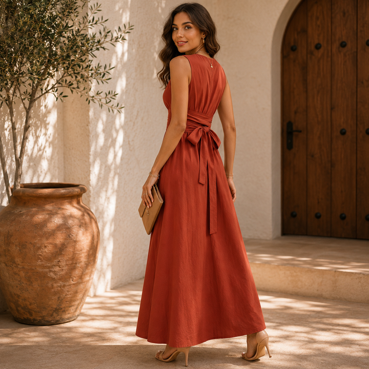 Nicol™ | Vestido Maxi Fluido